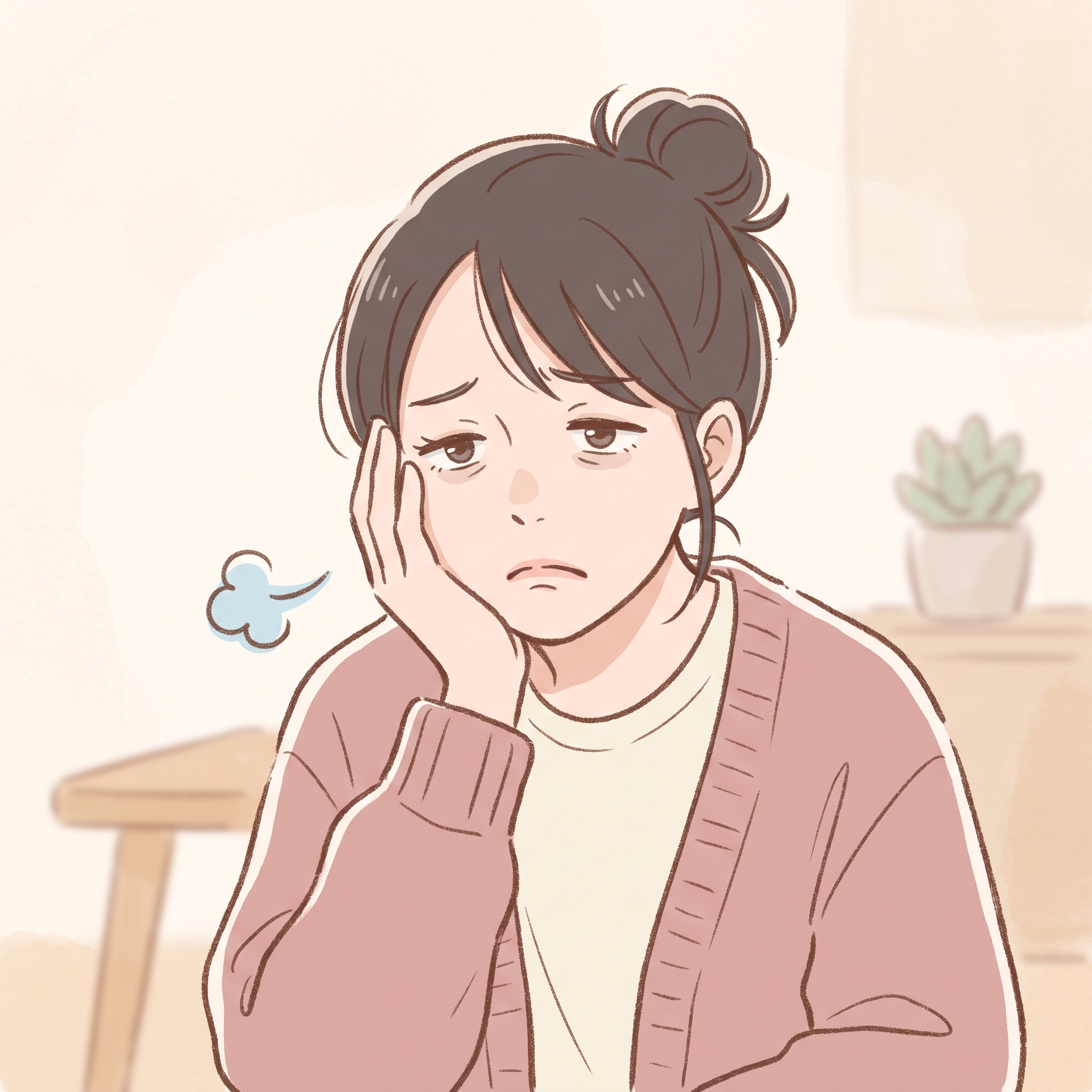 悩む女性